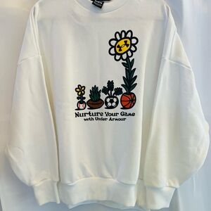 Under Amour Women’s Icon Heavyweight Terry Crewneck Sweatshirt *NEW w tags*sz M